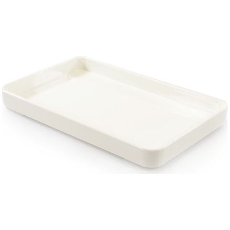 3C Casa 7361 Tegamino Rettangolare 14x22x2cm Bianco