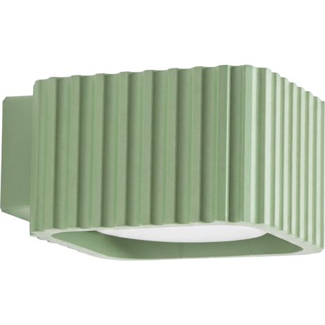 Applique RIFF verde salvia alluminio 1xGx53 10cm Sollux (1/5)