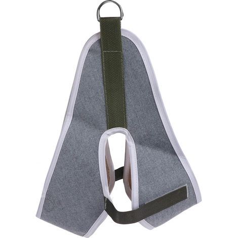 Ceinture de traction cervicale en toile souple, réglable et flexible, accessoires pour ceinture de traction du cou, grise