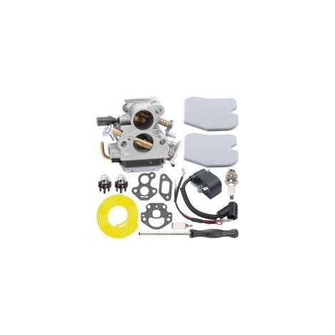 Carburatore, bobina di accensione, filtro dell'aria per motosega Husqvarna 235, 235E, 236, 236E, 240, 240E, 120 Mark II per Jonsered CS2234, CS2238, CS2234S, CS2238S, C1T-W33C, 586936202, 574719402 (1/4)