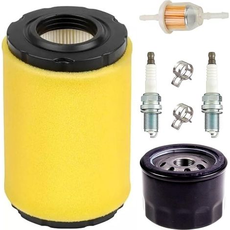 796031 Kit de Filtre à air de Remplacement pour Briggs Stratton 591334 594201 797704 696854 Compatible pour Husqvarna YTH22V46 YTH24V48 pour John Deere D100 D110 D125 D130 Tondeuse à Gazon (1/5)