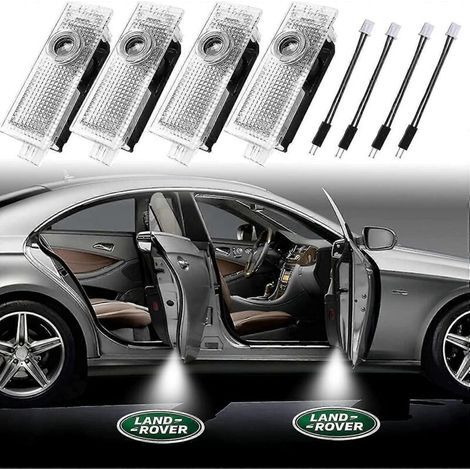 Projecteur de logo pour portière de voiture, 4 pièces, lumière LED fantôme, lumière laser de courtoisie, lumière de bienvenue, compatible avec Land (1/5)
