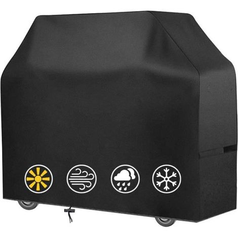 Housse de protection pour barbecue Weber Spirit II E-210, E-215, E-315 - 132x66x109 cm - 420D Oxford - Imperméable et anti-UV (1/5)