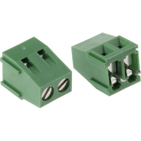 Bornier pour circuit imprimé RS PRO 2 contacts 1 rangée(s) pas de 5mm