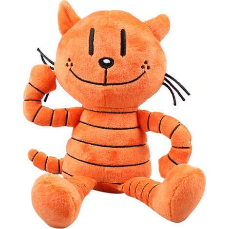Peluche Chat Anime, Jouet en Peluche Doux et Moelleux, Coussin Décoratif pour Canapé, Chambre (1/5)