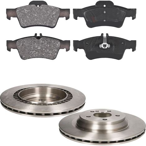KIT FRENI POSTERIORI compatibile con MERCEDES-BENZ CLASSE S COUPE' (C216) - DISCHI + PASTIGLIE OEM: P 50 052 / 17797 /SOSTITUZIONE DIRETTA/BASSA POLVERE/SILENZIOSO (1/5)