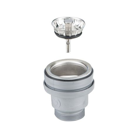 PILETTA Basket Mini per lavelli inox e sintetici con foro di scarico Ø 60