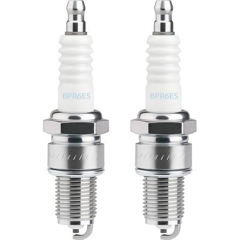 2PC Bougie D'Allumage NGK BPR6ES, Durable & Fiable, Equivalent CHAMPION RN9YC, CHRN9YC, TASHIMA 2209856, NIPPONDENSO W20EKPRS1 (1/5)
