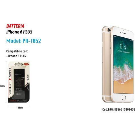 Trade Shop - AKKU FÜR IPHONE 6 PLUS 2750 MAH ERSATZAKKU SMARTPHONE MAXTECH PA-T052 -