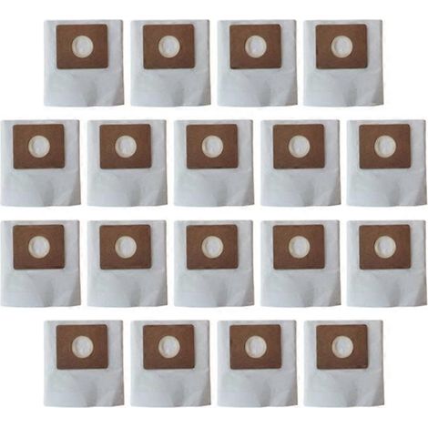 Lot de 18 sacs à poussière en papier de 1,5 gallon compatibles avec les sacs filtrants jetables de 1 à 1,5 gallon de type A 90667 et 9066700 (1/4)