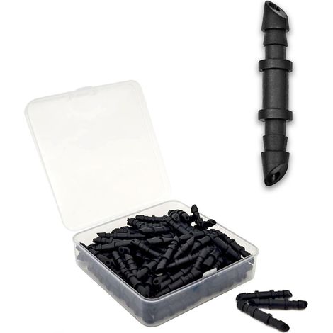 Filiyano-Accessoires pour irrigation goutte à goutte, raccord pour tuyau d'irrigation goutte à goutte 4/7, raccord cannelé 4/7 (1/4)
