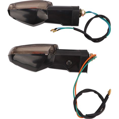 Clignotants Moto 2 Pièces, Indicateurs de Direction avec Verre Fumé pour CBR250 250R CB300F CBF 125 150 2013-2017, Feux De Signalisation Universels (1/5)