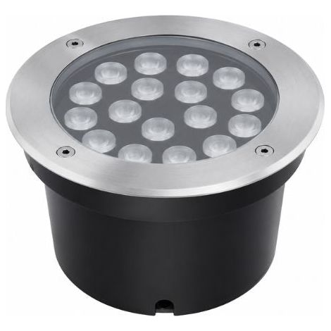 Spot LED Extérieur Encastrable IP67 24V Sol 18W 45° - Blanc Neutre 4000K - 5500K - SILAMP (1/2)