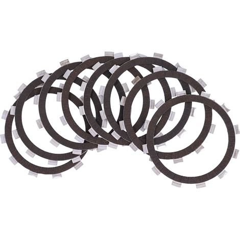 8 Plaquettes de friction d'embrayage moteur moto, kit de remplacement compatible Yamaha TDM 850 H 1991-1996, disques d'embrayage en acier, lot de 8 pièces (1/5)