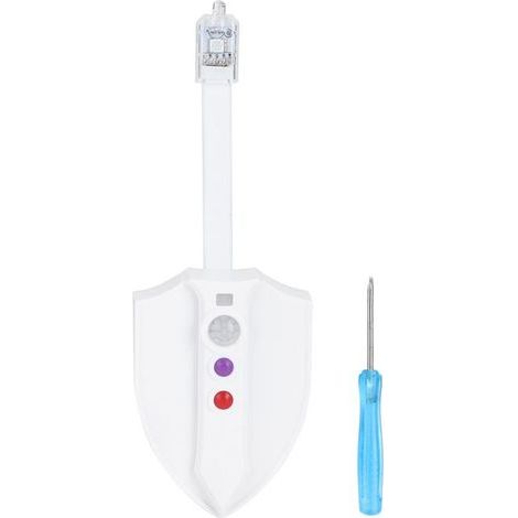 Wasserdichte Toilettenleuchte mit Bewegungsmelder und UV-Lampe, geeignet für den Einsatz im Badezimmer. (1/5)