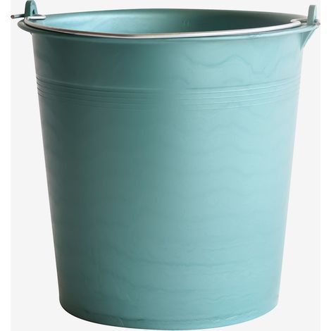 Seau rond économique 11 L - vert - Gilac (1/3)