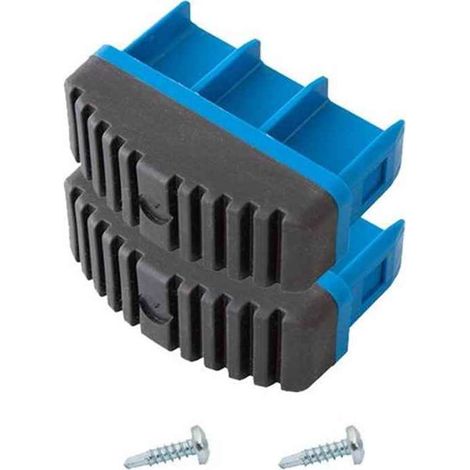 KRAUSE 211019 STABILO Fussstopfen (Paar) 77x25 mm Blau