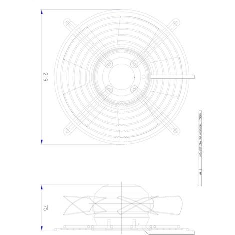 Ventilador elmag Digi MIG 230 voltios 64 vatios