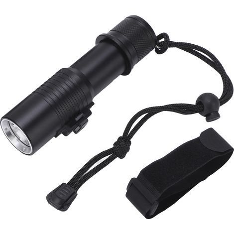 IPX7 LED Diving Flashlight with Waterproof Magnetron Switch, Powerful Underwater Beam Torch (1/5)