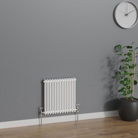 WarmeHaus Traditional White Double Column Radiators 600x605mm (1/5)