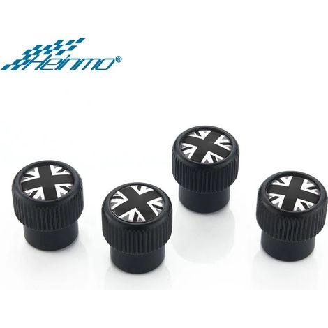 (Style 2 Grey Jack) Bouchons de valve de roue compatibles avec MINI Countryman R60 F60, Clubman F54 R55 et MINI Cooper R56 F56 F55 R57 R58 R59 R61 (1/5)