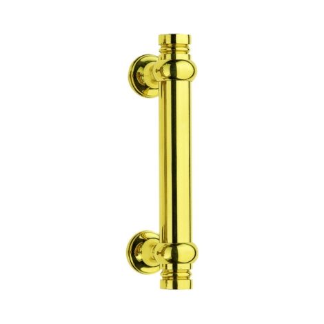 Ouvre&Déco – 1 poignée seule de tirage en laiton titane poli brillant entraxe 148 mm, LUTECE