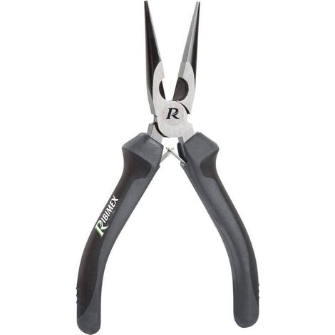 Pince Droite Bec Long Pro 160 mm - Garantie à Vie - Outil Pratique et Durable - D-Work
