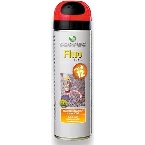 Traza de obra señalización provisional Tp+ Rosa fluorescente cereza 500ml