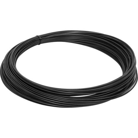 Filo zincato rivestito in PVC. 3,03,8 mm nero - 5,0 kg - DRU 3,6 PW C