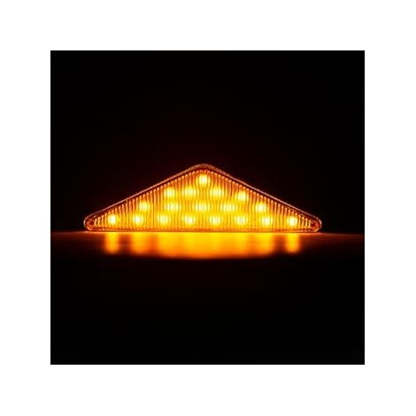 KIT 2 INDICATORI DI DIREZIONE LATERALI A LED COMPATIBILE CON Ford Focus 98-04  Mondeo III 00-07  , VETRO GIALLO
