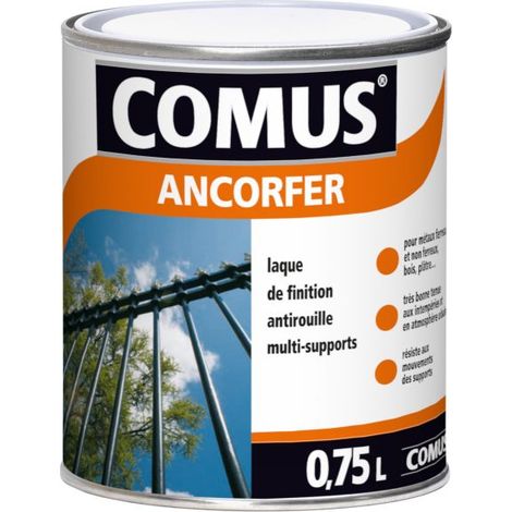 Ancorfer antiruggine COMUS SAS - Gris moyen 7000 - Pot 3/4 L - 12062
