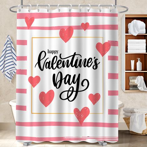 Rideau de douche imperméable en polyester 180x180 léger cache baignoire pour salle de bain (1/5)