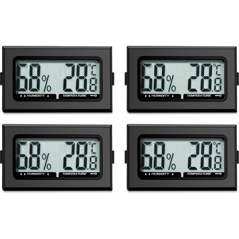 Thermomètre numérique pour intérieur et bureau, cuisine, incubateur et serre - hygromètre mini intérieur (1/5)