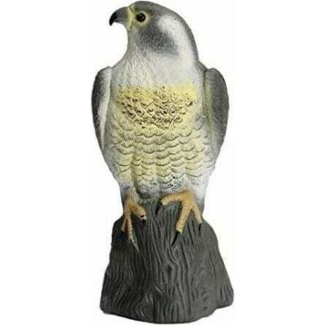 Große, realistische Falkenattrappe für den Garten, Vogelabwehr, großformatige, realistische Greifvogelabwehr, realistische Gartenstatue, Katzen- und Vogelabwehr, Dekoration (1/5)