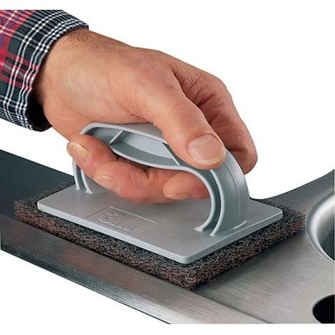 3M Handblock Scotch Brite™ PH-AC L120xB80mm hellgrau (1/4)