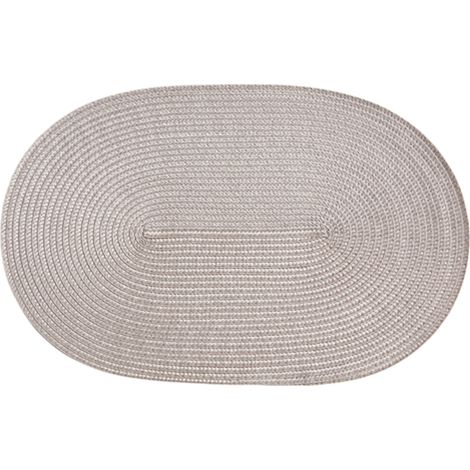Tovaglietta in polipropilene facilmente lavabile da tavolo 44 x 29 cm -Grigio (1/4)