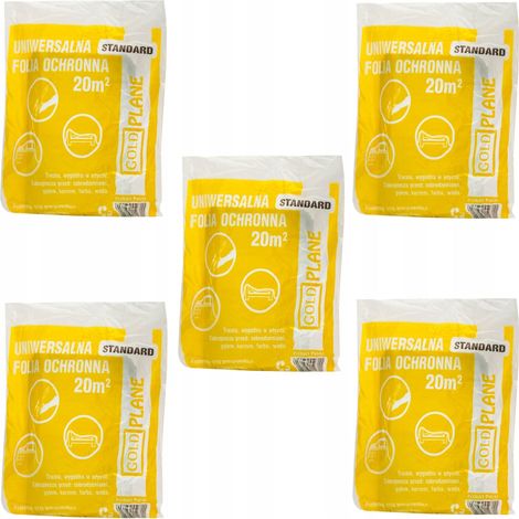 Papel de aluminio para construcci贸n 4/5 0.03 amarillo x 5 unidades