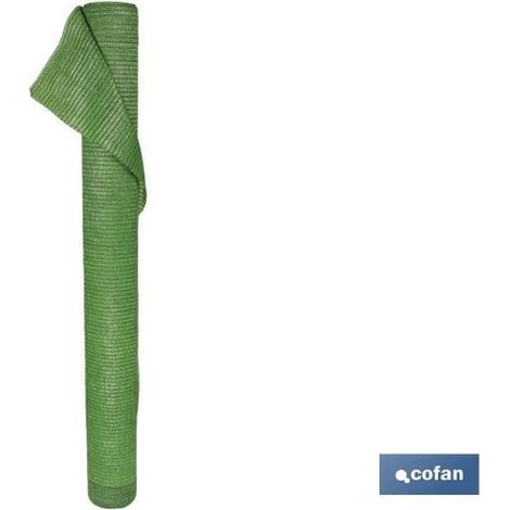 MALLA SOMBREO VERDE CLARO 80% / 90 Grs - 2 x 50 Mts (1/2)