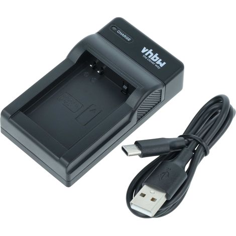 vhbw USB-C Ladegerät kompatibel mit Samsung NX1010, NX2020, NX200, NX2030, NX300, NX2000, NX1000, NX210 Kamera - Ladeschale + USB-C Kabel Ladeanzeige (1/5)