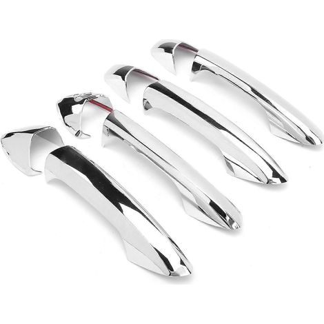 4 pièces de cache-poignées de porte extérieures chromées de remplacement pour Classe C W204 2008-2013 (1/4)