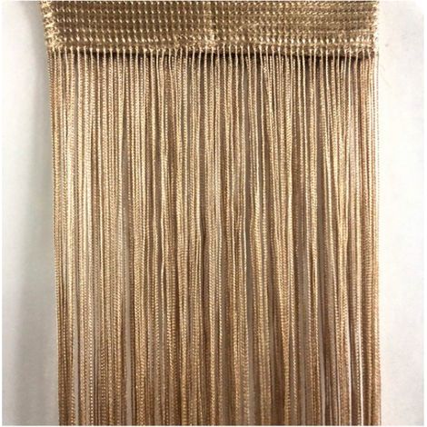 Rideau de porte à fils et franges pour fenêtre, séparateur de pièce 100x200 cm