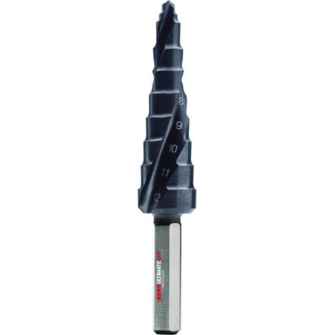 RUKO ULTIMATECUT Broca escalonada HSS-Co 5 RUnaTEC con punta FLOWSTEP® Talla 0/9 - 101650-9EP (1/5)