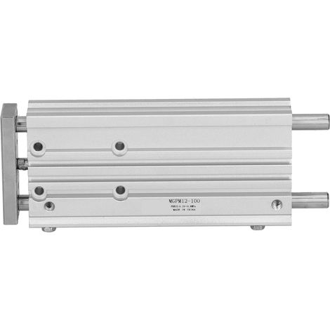 Pneumatikzylinder, dünn, mit 3 Führungsstangen, Aluminiumlegierung, Befestigungsmaterial MGPM12X100 (1/5)