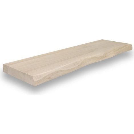 Étagère murale flottante 40 x 20 cm en tronc de chêne - Étagère murale - Étagère murale en bois - Étagère photo - Étagère en tronc d'arbre - Étagère murale flottante (1/5)