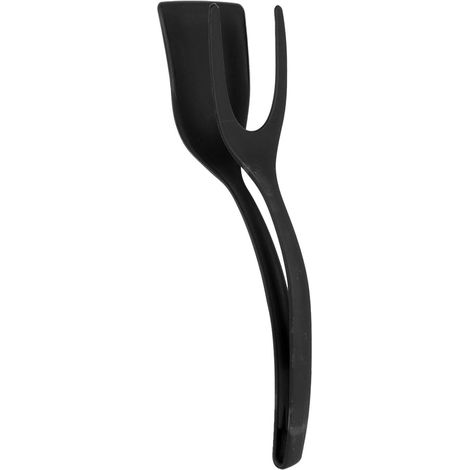 Spatule résistante aux hautes températures pour œufs au plat, pain cuit au four, barbecue, crêpes, ustensiles de cuisine, noire (1/5)