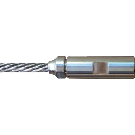 Embout Design individuel pour garde-corps à câble - inox 316 - pas à gauche - M8 - DESIGN PRODUCTION (1/4)