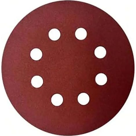 10/30/50 pièces 8 trous 125mm papier de verre travail du bois disque de meulage en métal outil abrasif 60 80 220 320 disques de ponçage grain(320G,10PCS) (1/5)