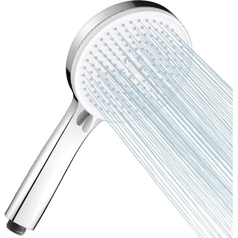 Duschkopf Wassersparend Regendusche Druckerhöhend 5 Strahlarten-chrom (1/5)