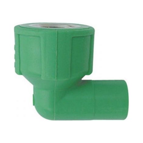 GOMITO FILETTATO IN POLIPROPILENE FEMMINA 3/4 x Diam. 25