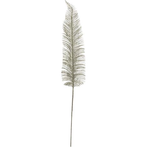 Rama de helecho verde con purpurina 75cm - Feeric lights & christmas
